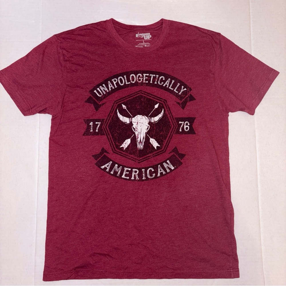 Ranger Up Men’s Large Unapologetically American Bison T-Shirt